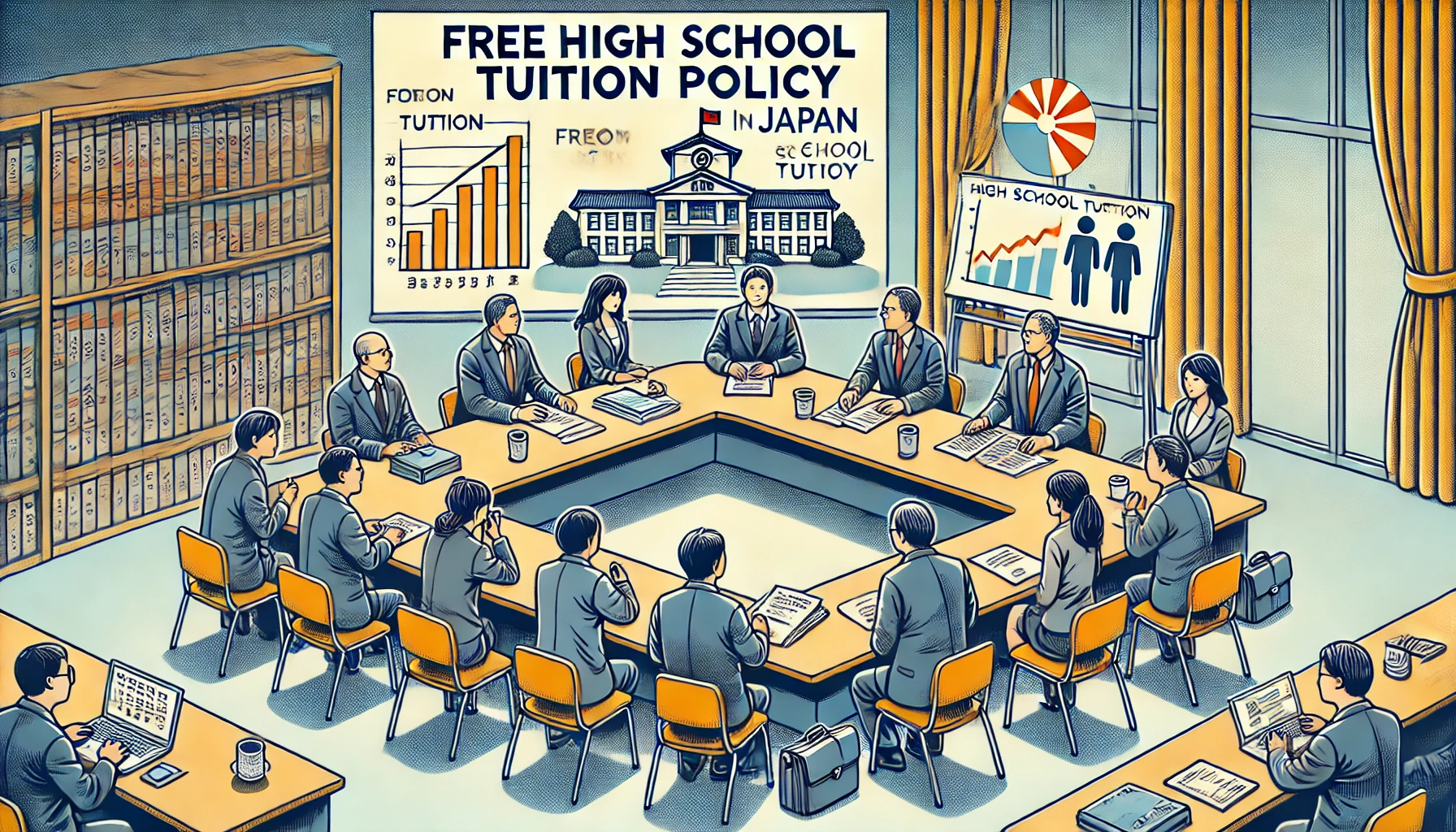 高校無償化へ所得制限撤廃案