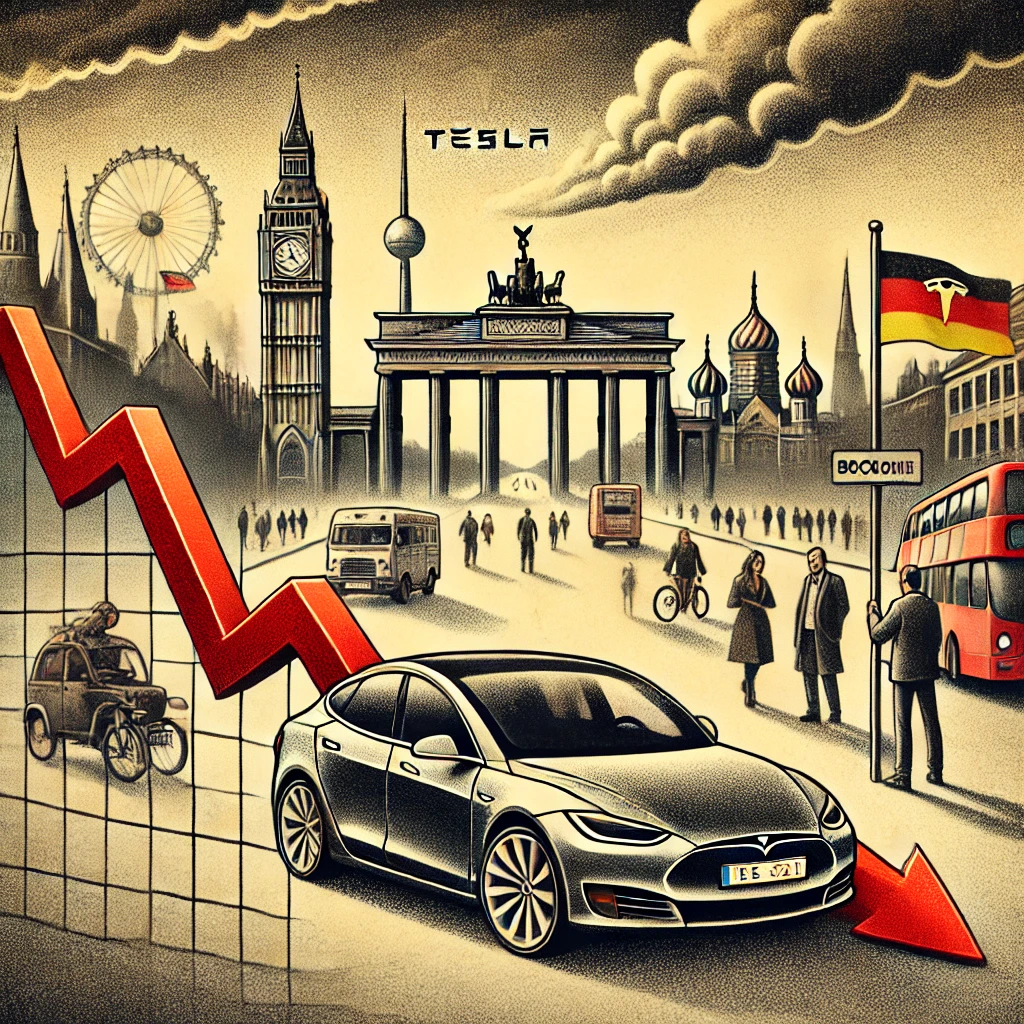テスラ失速 欧州で苦戦