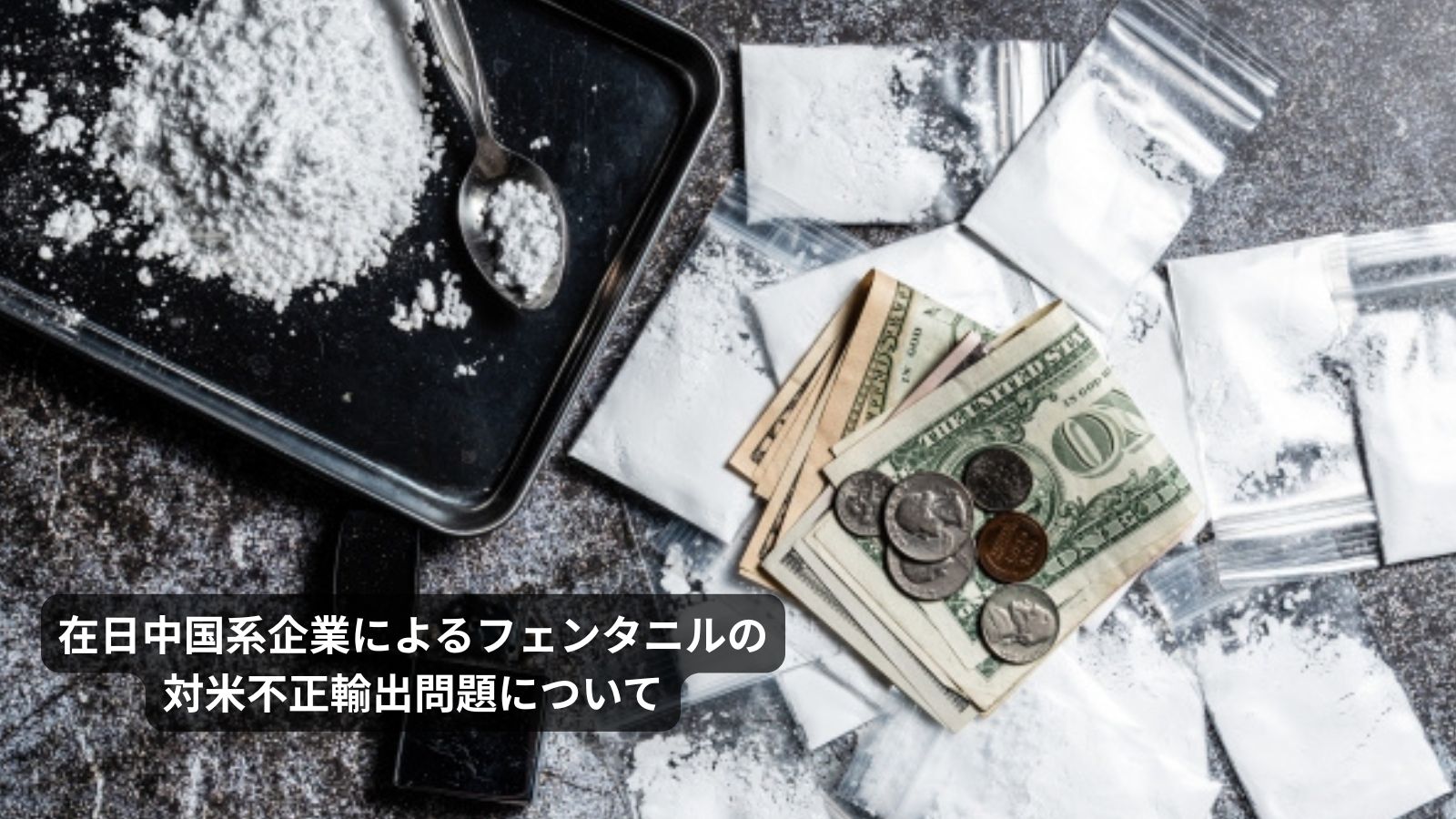 在日中国企業によるフェンタニルの対米輸出問題について　その1